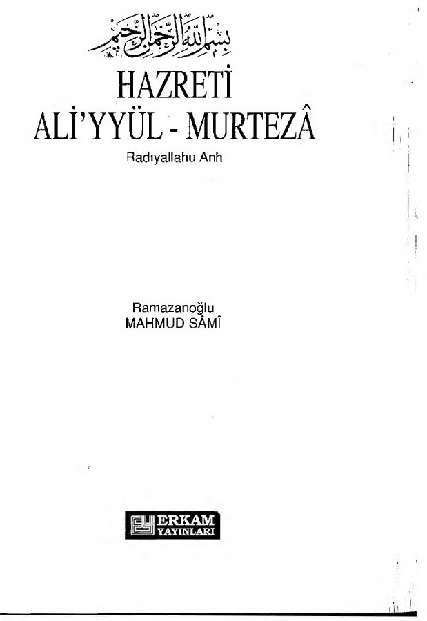Hz.Ali kitap kapağı