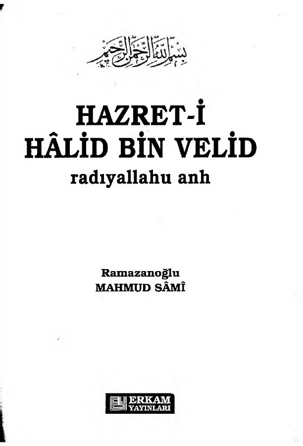 Hz.Halid B.Velid kitap kapağı