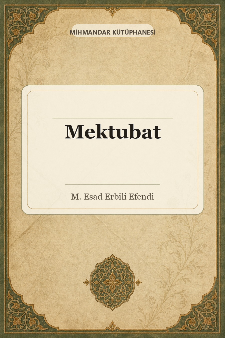 Mektubat kitap kapağı