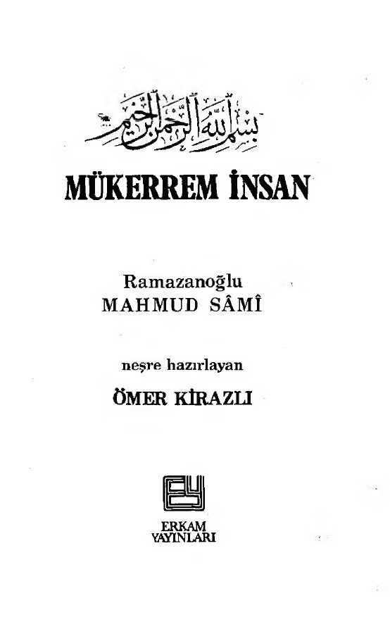 Mükerrem Insan kitap kapağı