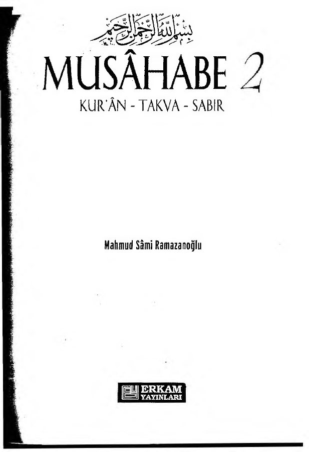 Musahabe 2 kitap kapağı