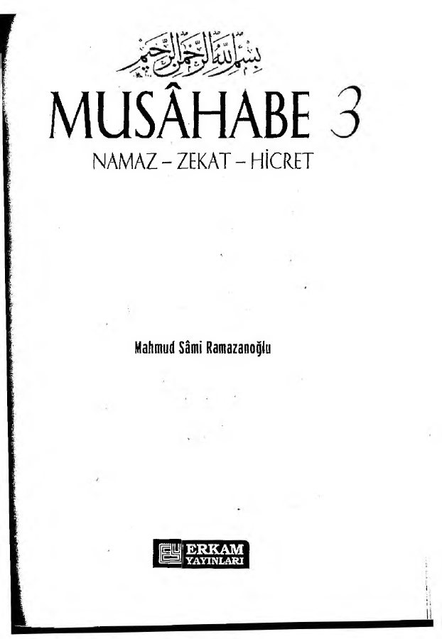 Musahabe 3 kitap kapağı