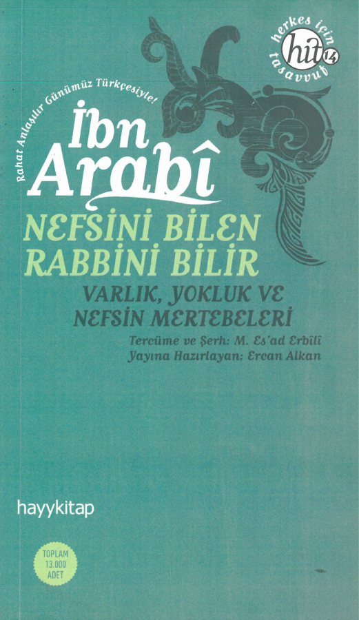 Nefsini Bilen Rabbini Bilir kitap kapağı
