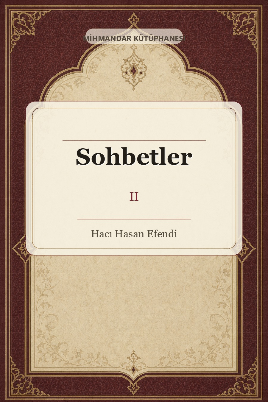 Sohbetler 2 kitap kapağı