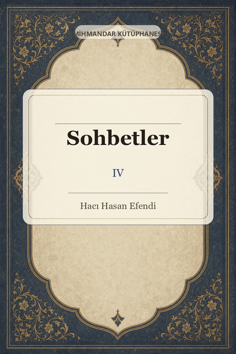 Sohbetler 4 kitap kapağı